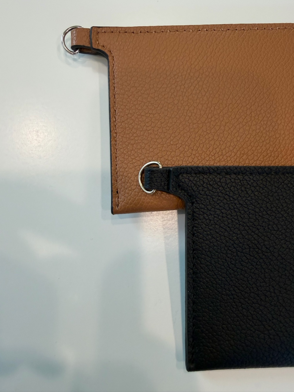 Wallet Insert With D Rings Brown or Black - Picture 5 of 8